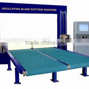 CNC oscillating blade mattress cutting machine