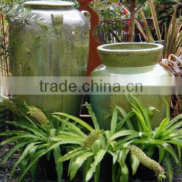 Extra large tall Glazed pots for garden,