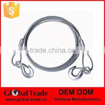 Steel Cable Tow Rope.Steel Tow Cable /Hooks Wire Towing Rope Car Truck. A1629.