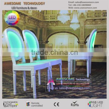 middle east market elegant led event dining chair