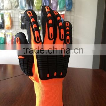Cut Resistance Gloves ! TPR back Impact gloves