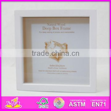 2016 new design wooden picture photo frame, top sale wooden picture photo frame W09A022