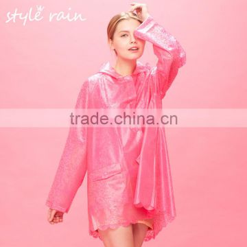 Girls Transparent Plastic Taincoats, Branded Raincoats Wholesale China Manufacturer