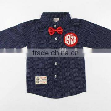 2016 New design boy's shirt /100% cotton printing shirt