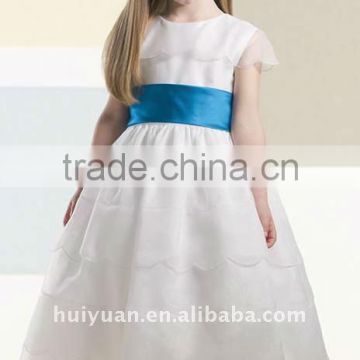 baby dress white with blue color