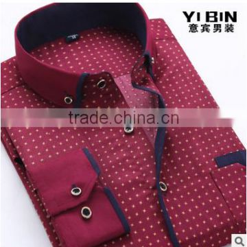 Alibaba China gold supplier OEM high quality T/C,CVC, Cotton long sleeve men dress shirt with competitive price for men