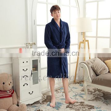 coral fleece robe 100% polyester plush bathrobe women printed sleepwear