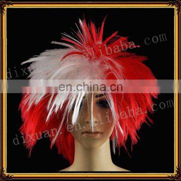 Red And White Cosplay Costume Party Spike Hair Wigs
