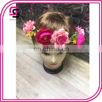 2017 fashion accessories hair popular cheap beautiful colorful flower clips