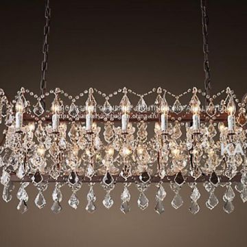 LED crystal Chandelier Pendant Light & iron pendant lamp used for home
