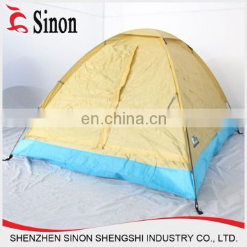 Quality products one layer outdoor camping tent 2 man tent