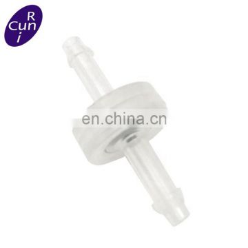 5/16'' one way plastic food grade check valve with PP body and EPDM diaphragm
