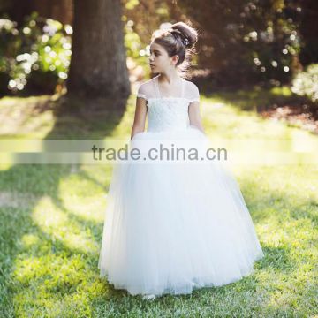 Gorgeous Princess white Baby Dress flower girl dress, little girl wedding pageants dress