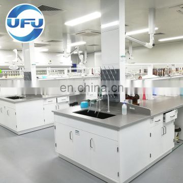 UFU Chemical Lab Central Workbench  With PP Sink