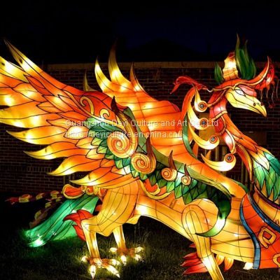Chinese Dragon-phoenix Shapted Lantern