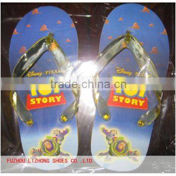 hot sale boys flip flops with cartoon design