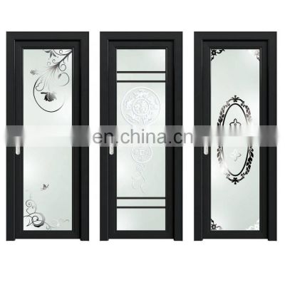 Soundproof Customized Casement Aluminum Door with Tempered Glass