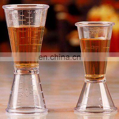 Japanese Style Premium Standard Double Side Cocktail Bar Custom Measure Plastic Jigger