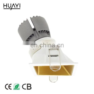 HUAYI Led Spotlights Round Oval Rectangular Grooved Ceiling Position Spotlights Decorate Led Spotlights