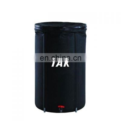 Food Grade 55 gallon 500D PVC Tarpaulin Collapsible Foldable Rain Water Barrel Tank