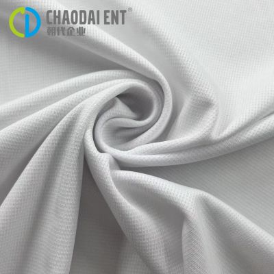 100% recycled polyester 75D bird's eye cloth hygroscopic and perspiratory sportswear fabric bird's eye cloth mesh cloth