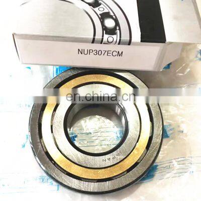 Bearing factory 35*80*21mm Brass cage NUP307ECM bearing NUP307ECP Cylindrical roller bearing NUP307ECM