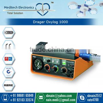 High Tech Drager Oxylog 1000 Available at Best Price