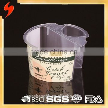 Special FDA Standard 220ml / 7oz plastic disposable yogurt container