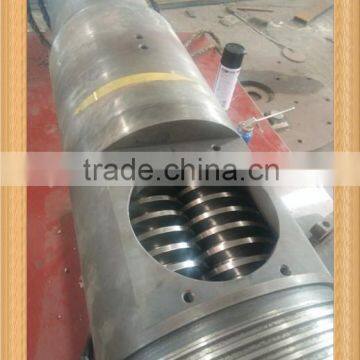 High quality Conical twin screw extruder SJSZ65/132 for pipe,profile