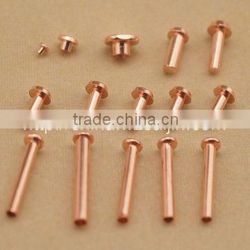 Hot selling special made Electrical Metal solid contact rivets