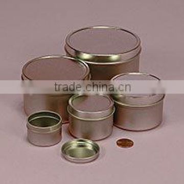 alibaba china wholesale of round tin box / candle metal packaging box