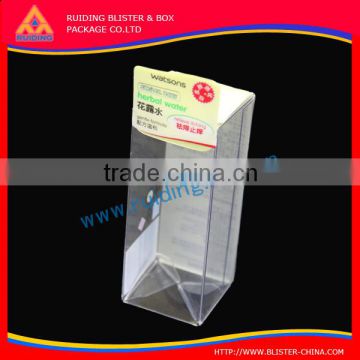 customized shape high quality thin plastic thin folding PVC display box wholesale