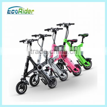 new products 2016 mini folding electric city pocket bike two wheel chainless motachie aluminum alloy mountain bike