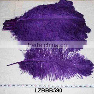 Wedding centerpiece Fluffy Purple Ostrich plumes feather LZBBB590