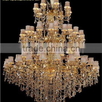 High quality ceiling chandelier lamp with fabric shade lighting suppliers MD13