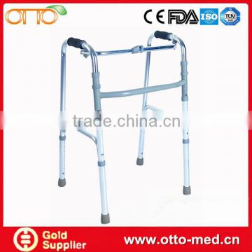 Aluminum Reciprocating folding elderly walker