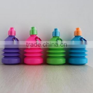 600ml promotional collapsible water bottle