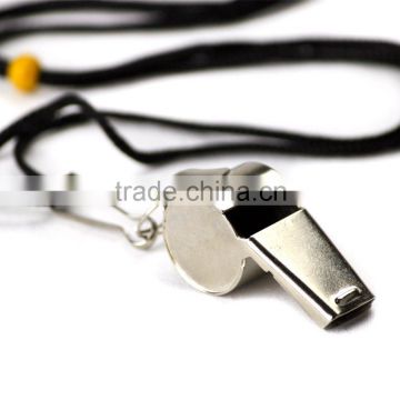 Stainless Steel Coach Whistle with Lanyard