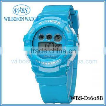 Alibaba China eco-friendly pu band fashion kids watch