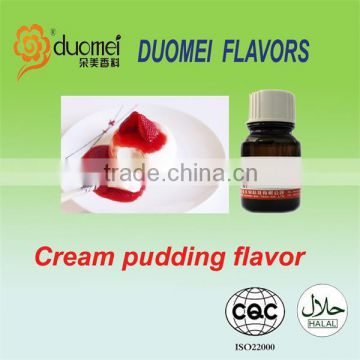 Cream pudding flavor, cream pudding flavour, food flavor