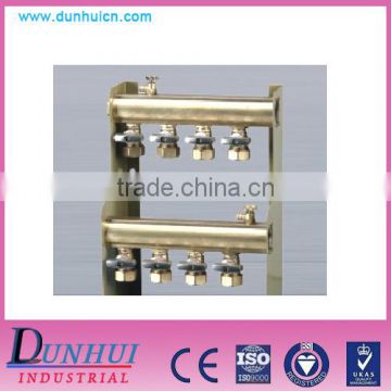 FM & UL approved High quality brass manifolds 4-line water separator