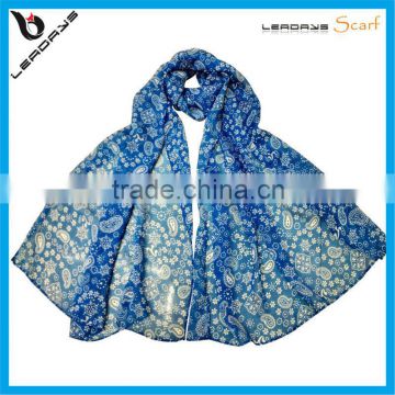 paisley most popular silk chiffon scarf