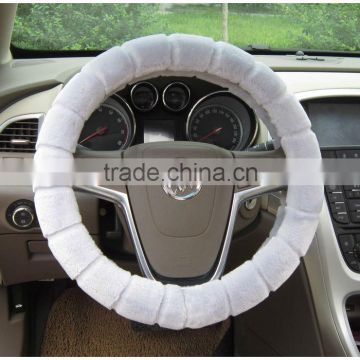 cheap suede fur steering wheel cover