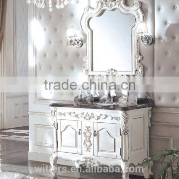 Top selling China import broker Antique bathroom cabinet single sink bathroom vanity WTS336