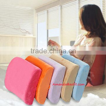 Professional manufacture wholesale memory foam waist cushion ,Cheap car comfortable waist cushion