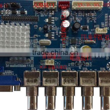 Av security monitor panel main board with BNC for lcd led tft screen