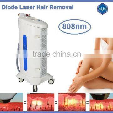 SUSLASER professional 808nm diode laser hair removal for all skin types CE/ISO diode laser hair removal machine