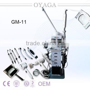 GM-11 Photon ultrasonic waves skin care handheld galvanic facial care skin cool machine 19 in 1