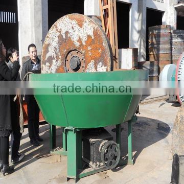 Premium Quality Sudan Gold Wet Pan Mill Plant With CE Certification With Gearbox For Free