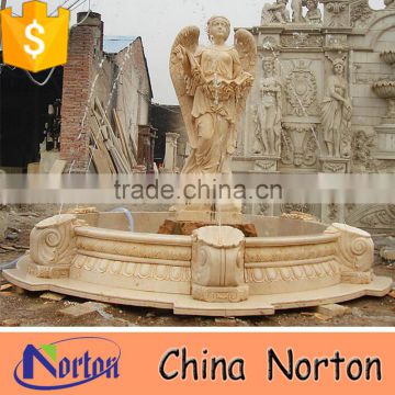 cheap decorative marble angel water fountain outdoor NTMF-S509S
